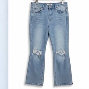 Mica Light Blue‎ Flare Jeans